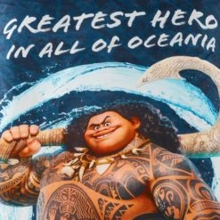 Disney Moana Maui 100% Cotton Reversible Duvet Cover and Pillowcase Set Patterned, Duvet Cover Sets, MultiColoured -All Kids And Nursery Sales 2024 1000186811 alt04