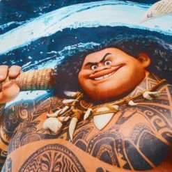 Disney Moana Maui 100% Cotton Reversible Duvet Cover and Pillowcase Set Patterned, Duvet Cover Sets, MultiColoured -All Kids And Nursery Sales 2024 1000186811 alt05