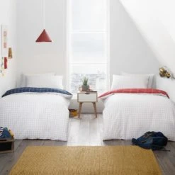 Dunelm Twin Pack Checked 100% Cotton Reversible Duvet Cover and Pillowcase Set MultiColoured, Duvet Cover Sets 12 Dunelm Twin Pack Checked 100% Cotton Reversible Duvet Cover and Pillowcase Set MultiColoured, Duvet Cover Sets -All Kids And Nursery Sales 2024 1000186818 alt01