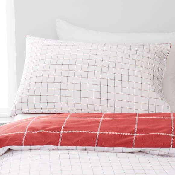 Dunelm Twin Pack Checked 100% Cotton Reversible Duvet Cover and Pillowcase Set MultiColoured, Duvet Cover Sets 6 Dunelm Twin Pack Checked 100% Cotton Reversible Duvet Cover and Pillowcase Set MultiColoured, Duvet Cover Sets - Image 6