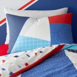 Dunelm Bold Geometric 100% Cotton Reversible Duvet Cover and Pillowcase Set MultiColoured, Duvet Cover Sets 10 Dunelm Bold Geometric 100% Cotton Reversible Duvet Cover and Pillowcase Set MultiColoured, Duvet Cover Sets -All Kids And Nursery Sales 2024 1000186821 alt02