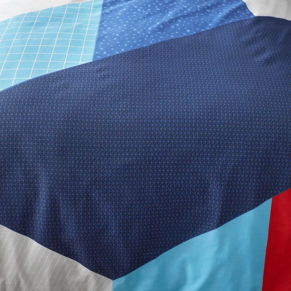 Dunelm Bold Geometric 100% Cotton Reversible Duvet Cover and Pillowcase Set MultiColoured, Duvet Cover Sets 6 Dunelm Bold Geometric 100% Cotton Reversible Duvet Cover and Pillowcase Set MultiColoured, Duvet Cover Sets - Image 6