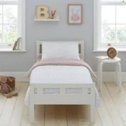 Dunelm Pink Spotted 100% Jersey Cotton Reversible Cot Bed / Toddler Duvet Cover and Pillowcase Set Light Pink, Duvet Cover Sets 9 Dunelm Pink Spotted 100% Jersey Cotton Reversible Cot Bed / Toddler Duvet Cover and Pillowcase Set Light Pink, Duvet Cover Sets -All Kids And Nursery Sales 2024 1000186827 alt01