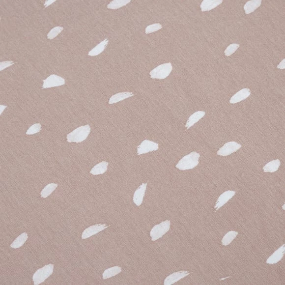 Dunelm Pink Spotted 100% Jersey Cotton Reversible Cot Bed / Toddler Duvet Cover and Pillowcase Set Light Pink, Duvet Cover Sets 6 Dunelm Pink Spotted 100% Jersey Cotton Reversible Cot Bed / Toddler Duvet Cover and Pillowcase Set Light Pink, Duvet Cover Sets - Image 6