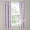 Dunelm Fairies Pink Blackout Pencil Pleat Curtains Kids, Polycotton