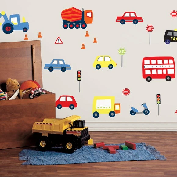Dunelm Transport Wall Stickers PVC 1 Dunelm Transport Wall Stickers PVC