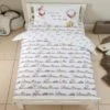 Disney Winnie the Pooh Cot Bed Duvet Cover and Pillowcase Set Duvet Cover Sets, Cotton, Character