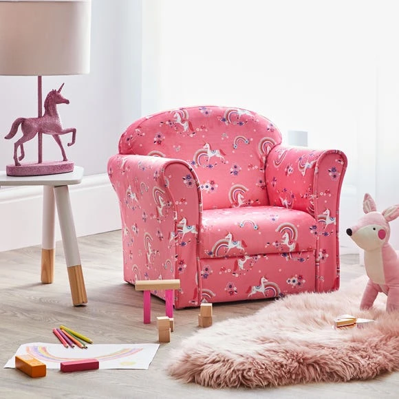 Dunelm Kids Unicorn Armchair Kids Chair 1 Dunelm Kids Unicorn Armchair Kids Chair