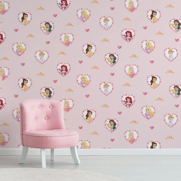 Disney Princess Wallpaper Patterned, Paper 1 Disney Princess Wallpaper Patterned, Paper