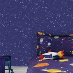 Dunelm Space Wallpaper Patterned, Paper