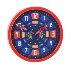 Dunelm Space Tell The Time Clock Plastic, Clocks