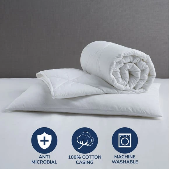 Fogarty Little Sleepers Forever Fresh Antibacterial 4 Tog Duvet and Pillow Set White, Duvets 1 Fogarty Little Sleepers Forever Fresh Antibacterial 4 Tog Duvet and Pillow Set White, Duvets