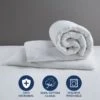 Fogarty Little Sleepers Forever Fresh Antibacterial 7 Tog Duvet and Pillow Set Duvets, 7.5 Tog, White