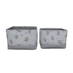 Disney Dumbo Twin Pack Soft Storage Basket Storage Baskets, Canvas
