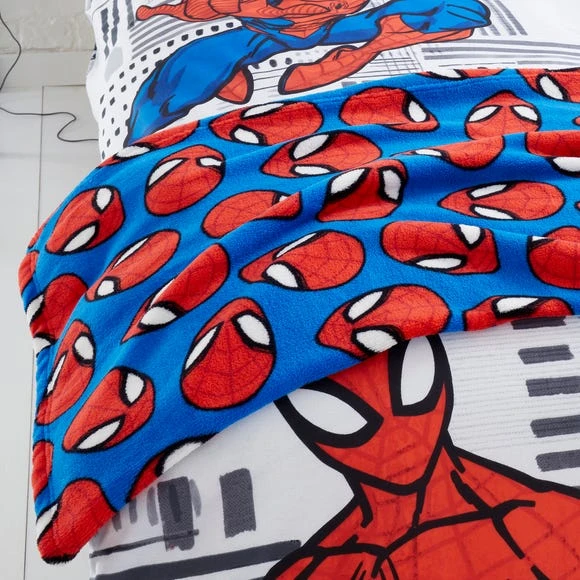 Disney Marvel Spider-Man Fleece Blanket Blankets & Throws, Polyester 1 Disney Marvel Spider-Man Fleece Blanket Blankets & Throws, Polyester