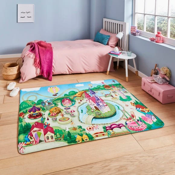 Think Rugs Princess Playground Rug Polyester, Rugs, Character 1 Think Rugs Princess Playground Rug Polyester, Rugs, Character