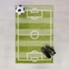 Dunelm Football Pitch Rug Rugs, Polypropylene, Patterned