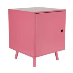 Elementals Elements Kids Bedside Storage Cube Bedside Table, Natural History Museum Modern Skandi, Wood