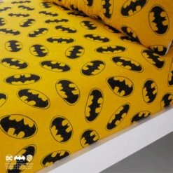 Batman Fitted Sheet 14cm, Patterned, Polycotton
