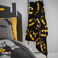 Batman Logo Blanket Polyester, Patterned, Blankets & Throws