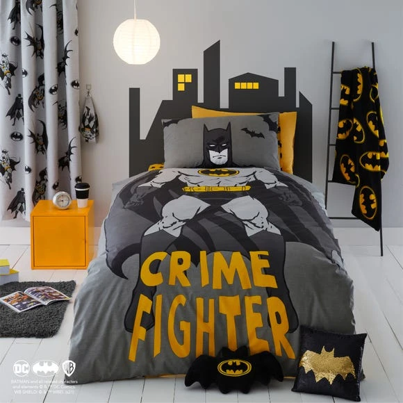 Batman Single Reversible Duvet Cover and Pillowcase Set Patterned, Polycotton, Duvet Cover Sets 1 Batman Single Reversible Duvet Cover and Pillowcase Set Patterned, Polycotton, Duvet Cover Sets