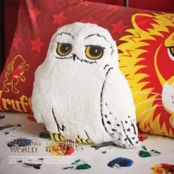 Harry Potter Hogwarts Hedwig Faux Fur Cushion Kids Cushion