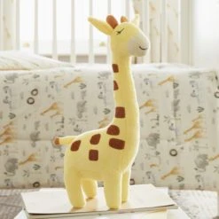 Dunelm Giraffe Plush Kids Cushion, Boho, Polyester