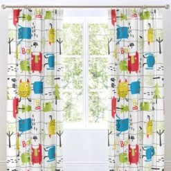 Cosatto Monster Mob Pencil Pleat Curtains Cotton, Kids
