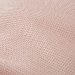 Dunelm Mini Waffle Shell Pink 100% Cotton Duvet Cover and Pillowcase Set Duvet Cover Sets, Light Pink -All Kids And Nursery Sales 2024 30713961 alt02