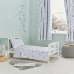 Disney Tinkerbell White Reversible 100% Cotton Cot Bed / Toddler Duvet Cover and Pillowcase Set Duvet Cover Sets, Patterned -All Kids And Nursery Sales 2024 30715239 alt02