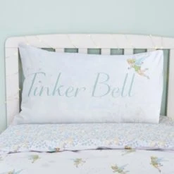 Disney Tinkerbell White Reversible 100% Cotton Cot Bed / Toddler Duvet Cover and Pillowcase Set Duvet Cover Sets, Patterned -All Kids And Nursery Sales 2024 30715239 alt04