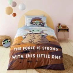 Star Wars Baby Grogu™ 100% Cotton Duvet Cover and Pillowcase Set MultiColoured, Reversible, Duvet Cover Sets