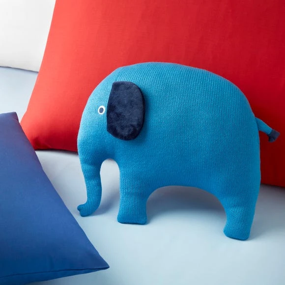 Elements Ezra Elephant 3D Cushion Patterned, Acrylic, Kids Cushion 1 Elements Ezra Elephant 3D Cushion Patterned, Acrylic, Kids Cushion