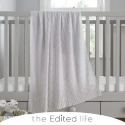 The Edited Life Bamboo Knitted Blanket Blankets & Throws, Made From Bamboo, Natural History Museum Modern Skandi -All Kids And Nursery Sales 2024 30715348