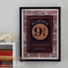 Harry Potter Platform 9 3/4 Wall Art Printed, Plastic, Canvases Prints and Wall Art