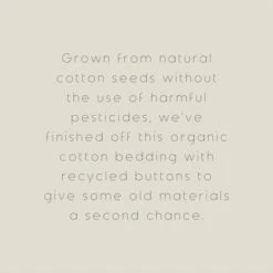 The Edited Life White 100% Organic Cotton Duvet Cover and Pillowcase Set Organic Cotton White, Natural History Museum Modern Skandi, Duvet Cover Sets -All Kids And Nursery Sales 2024 30715868 alt09