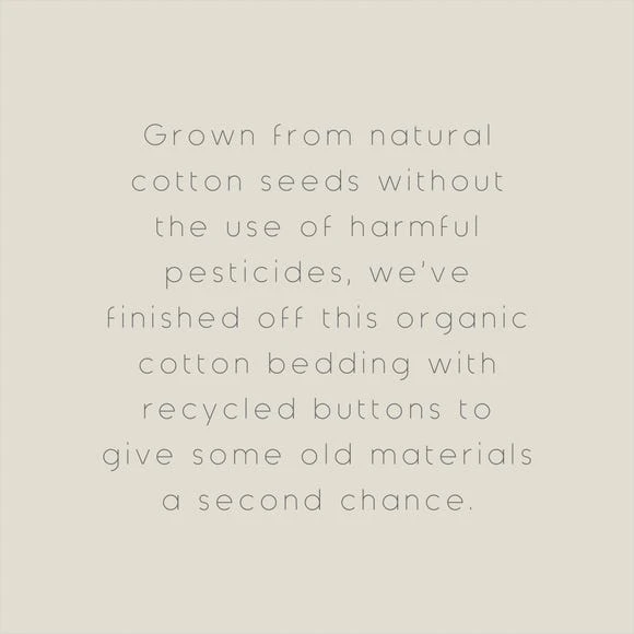 The Edited Life Cloud 100% Organic Cotton Duvet Cover and Pillowcase Set Plain, Organic Cotton Cloud, Duvet Cover Sets 10 The Edited Life Cloud 100% Organic Cotton Duvet Cover and Pillowcase Set Plain, Organic Cotton Cloud, Duvet Cover Sets - Image 10