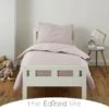 The Edited Life Dusty Pink 100% Organic Cotton Duvet Cover and Pillowcase Set Organic Cotton Dusty Pink, Duvet Cover Sets, Plain
