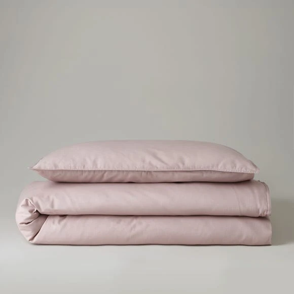 The Edited Life Dusty Pink 100% Organic Cotton Duvet Cover and Pillowcase Set Organic Cotton Dusty Pink, Duvet Cover Sets, Plain 6 The Edited Life Dusty Pink 100% Organic Cotton Duvet Cover and Pillowcase Set Organic Cotton Dusty Pink, Duvet Cover Sets, Plain - Image 6