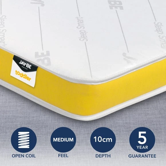 Jay-Be JayBe Toddler Medium Anti Allergy Pocket Sprung Mattress Hypoallergenic, Made in the UK, Temperature Regulating 1 Jay-Be JayBe Toddler Medium Anti Allergy Pocket Sprung Mattress Hypoallergenic, Made in the UK, Temperature Regulating