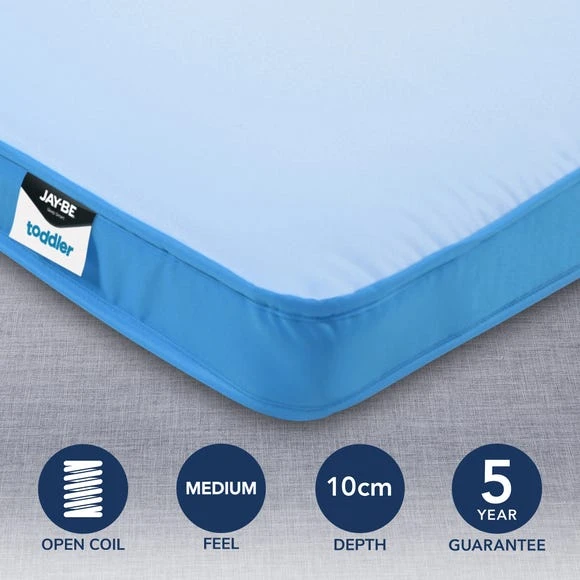 Jay-Be JayBe Toddler Medium Waterproof Foam Free Pocket Sprung Mattress Cooling, Pocket Sprung Mattresses, Polyester 1 Jay-Be JayBe Toddler Medium Waterproof Foam Free Pocket Sprung Mattress Cooling, Pocket Sprung Mattresses, Polyester
