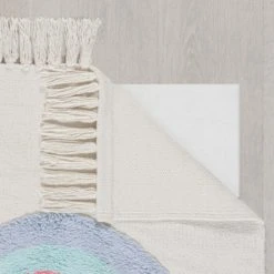 Dunelm Rainbow Tassel Square Rug Rugs, Kids, Cotton 10 Dunelm Rainbow Tassel Square Rug Rugs, Kids, Cotton -All Kids And Nursery Sales 2024 30731483 alt04