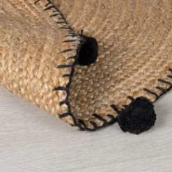 Dunelm Jute Pom Pom Circle Rug Plain, Natural History Museum Modern Skandi, Rugs -All Kids And Nursery Sales 2024 30731719 alt04