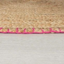 Dunelm Jute Pom Pom Circle Rug Plain, Natural History Museum Modern Skandi, Rugs -All Kids And Nursery Sales 2024 30731722 alt03