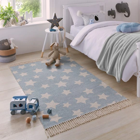 Dunelm Alma Stars Rug Rugs, Cotton, Kids 1 Dunelm Alma Stars Rug Rugs, Cotton, Kids