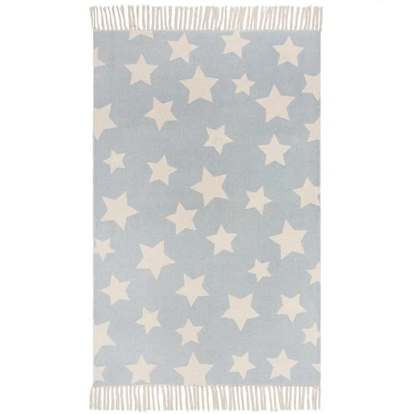 Dunelm Alma Stars Rug Rugs, Cotton, Kids 2 Dunelm Alma Stars Rug Rugs, Cotton, Kids - Image 2