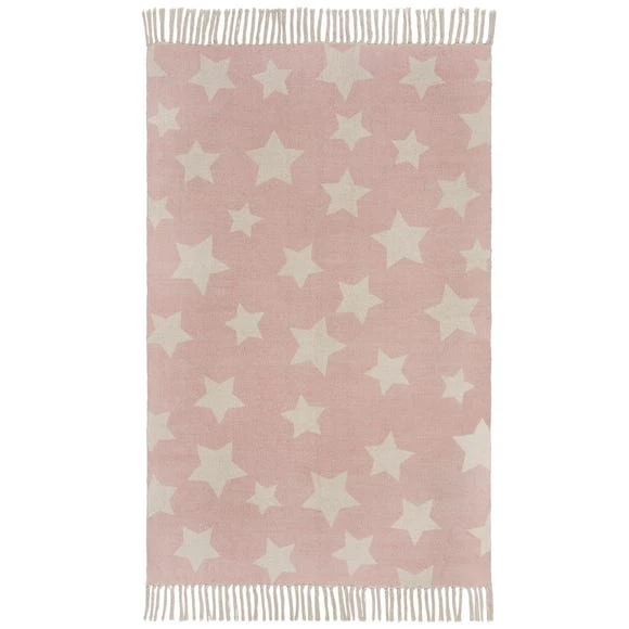 Dunelm Alma Stars Rug Rugs, Cotton, Kids 14 Dunelm Alma Stars Rug Rugs, Cotton, Kids - Image 14