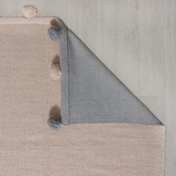 Dunelm Reversible Pom Pom Rug Rugs, Natural History Museum Modern Skandi, Cotton -All Kids And Nursery Sales 2024 30731729 alt04