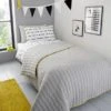 Dunelm Grey Jersey Bedspread Polycotton, Bedspreads & Runners, Quilted