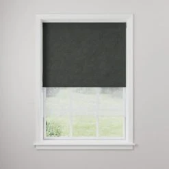 Dunelm Luna Grey Blackout and Pollen Reducing Double Roller Blind Polyester, Roller Blinds, Day and Night -All Kids And Nursery Sales 2024 30731928 alt02